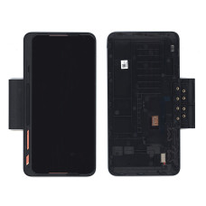 Дисплей для Asus ZS660KLS черный с рамкой