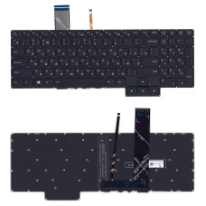 Клавиатура для ноутбука Lenovo IdeaPad Gaming 3-15ARH05 черная белая подсветка