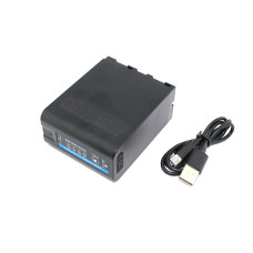 Аккумуляторная батарея для Sony CCD-RV (NP-F970) USB Type-C 7.4V 10500mAh Li-ion усиленная
