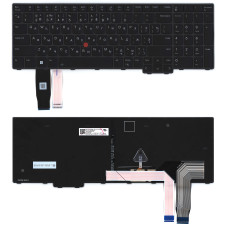 Клавиатура для ноутбука Lenovo Thinkpad P16s T16 gen1 черная