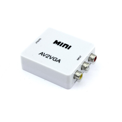 Переходник с AV (тюльпаны) на VGA