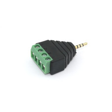 Сборный штекер microJack 2.5 мм 3 канала
