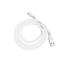 Кабель USB HOCO X40 Noah для Micro USB, 2.4А, длина 1 м, белый