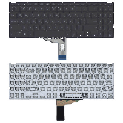 Клавиатура для ноутбука Asus Pro P3540, X545 черная с подсветкой
