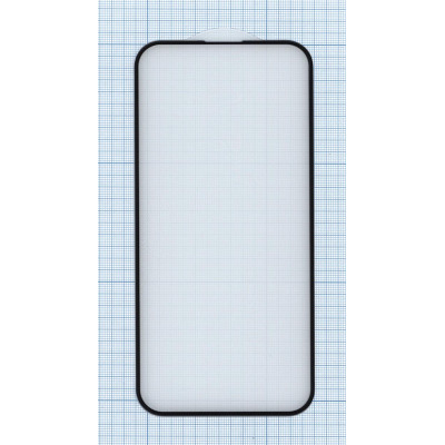 Защитное стекло 6D для Apple iPhone 14 Pro Max черное