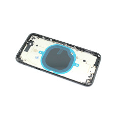 Задняя крышка (корпус) в сборе с рамкой для Apple iPhone 8 черная