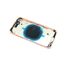 Задняя крышка (корпус) в сборе с рамкой для Apple iPhone 8 золотая