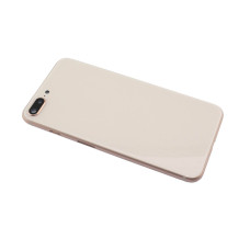 Задняя крышка (корпус) в сборе с рамкой для Apple iPhone 8 Plus розовая (Rose Gold)
