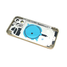 Задняя крышка (корпус) в сборе с рамкой для Apple iPhone 12 Pro Max золотая
