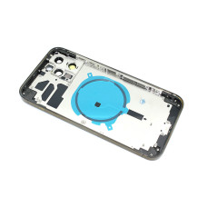 Задняя крышка (корпус) в сборе с рамкой для Apple iPhone 12 Pro Max черная