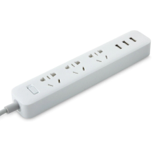 Сетевой удлинитель Xiaomi Power Strip (with 3 USB Port) XMCB01QMN, белый