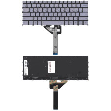 Клавиатура для ноутбука Lenovo Yoga Slim 6 14IAP8 серебристая