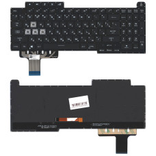 Клавиатура для ноутбука Asus ROG Stirx G17 G713 черная RGB-подсветка