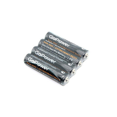 Батарейка GoPower R03 (ААА) SR4 4шт.