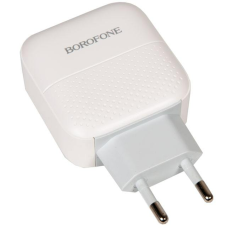Блок питания (сетевой адаптер) BOROFONE BA46A Premium, USB, Type-C, PD, 18W, 5V, 3.0A, белый Блок питания (сетевой адаптер) BOROFONE BA46A Premium, USB, Type-C, PD, 18W, 5V, 3.0A, белый