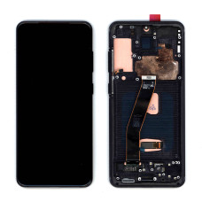Дисплей для Samsung Galaxy S20 SM-G980F черный с рамкой