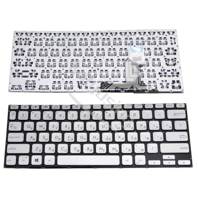 Клавиатура для ноутбука Asus X420 серебристая