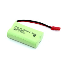 Аккумулятор Ni-Cd  2.4V 1800mah AA Flatpack разъем JST plug