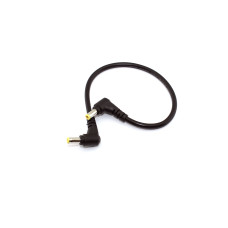 Кабель DC 5.5x2.5  18 AWG папа-папа 0,3 м с угловым штекером