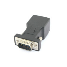 Переходник RJ45  на DB9 9 pin папа