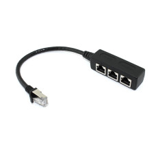 Сплиттер RJ45  на 3 порта