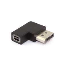Удлинитель Displayport угловой папа на Mini Displayport мама