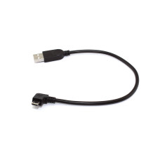 Кабель USB  Type A на Micro USB угол влево  0,25 м