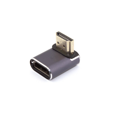 Переходник HDMI угловой  папа-мама вниз