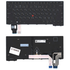 Клавиатура для ноутбука Lenovo ThinkPad L14 T14 P14s gen 3 черная