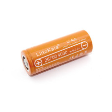 Аккумулятор типа 26700 Li-Ion LiitoKala Lii-40E 4000mah, 3.2V