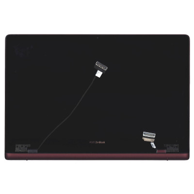Крышка для Asus UX391 FHD красная с тачскрином