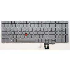 Клавиатура для ноутбука Lenovo ThinkPad P16 Gen 1/2 серая с подсветкой