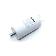 Конденсатор CBB60 16мкФ 450V, 32x65мм (4 клеммы, крепление болтом) 304004