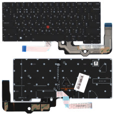 Клавиатура для ноутбука Lenovo ThinkPad T14s Gen 3/4 черная с подсветкой