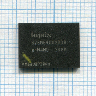 Микросхема E-NAND SK HYNIX H26M64002DQR 32GB