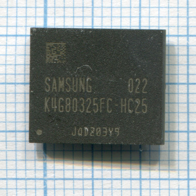 Видеопамять GDDR5 1GB Samsung K4G80325FC-HC25 с разбора