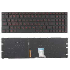 Клавиатура для ноутбука Asus GL502 черная c подсветкой