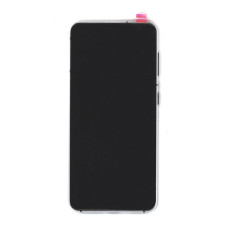 Дисплей (модуль) для Samsung Galaxy S21 5G SM-G991B в сборе с тачскрином и рамкой (OLED) серебро