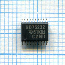 Микросхема gD75232PWR GD75232PW GD75232 75232 TSSOP-20 с разбора Микросхема gD75232PWR GD75232PW GD75232 75232 TSSOP-20 с разбора