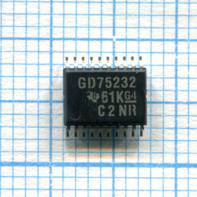 Микросхема gD75232PWR GD75232PW GD75232 75232 TSSOP-20 с разбора