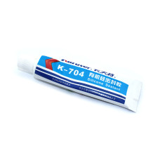 Клей-герметик силиконовый Kafuter K-704 белый 45 грамм