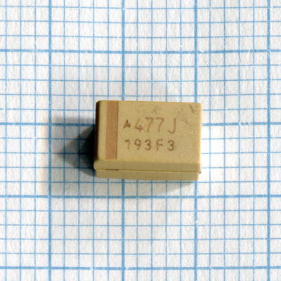 Танталовый конденсатор 6,3V 470UF