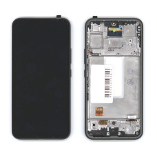 Дисплей (модуль) для Samsung Galaxy A54 5G A546E в сборе с тачскрином и рамкой (OLED Small) черный
