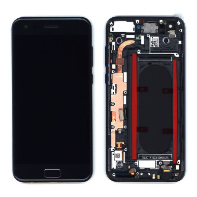 Дисплей для Asus ZS551KL с рамкой серый