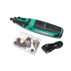 Дремель с набором насадок Pro'sKit PT-5208U, беспроводной