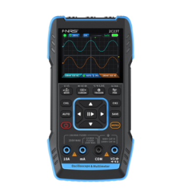 Двухканальный цифровой осциллограф FNIRSI-2C23T 3 в 1
