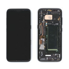 Дисплей для Samsung Galaxy S8 SM-G950F в сборе с тачскрином и рамкой OLED черный