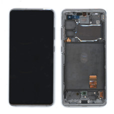 Дисплей для Samsung Galaxy S20 FE SM-G780F в сборе с тачскрином ServicePack черный (GH82-24219B)