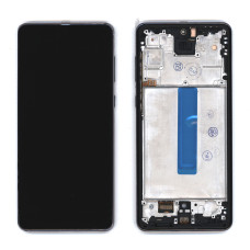 Дисплей (модуль) для Samsung Galaxy A73 SM-A736B в сборе с тачскрином и рамкой TFT белый