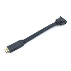Переходник с кабелем HDMI на VGA цветной 230 мм